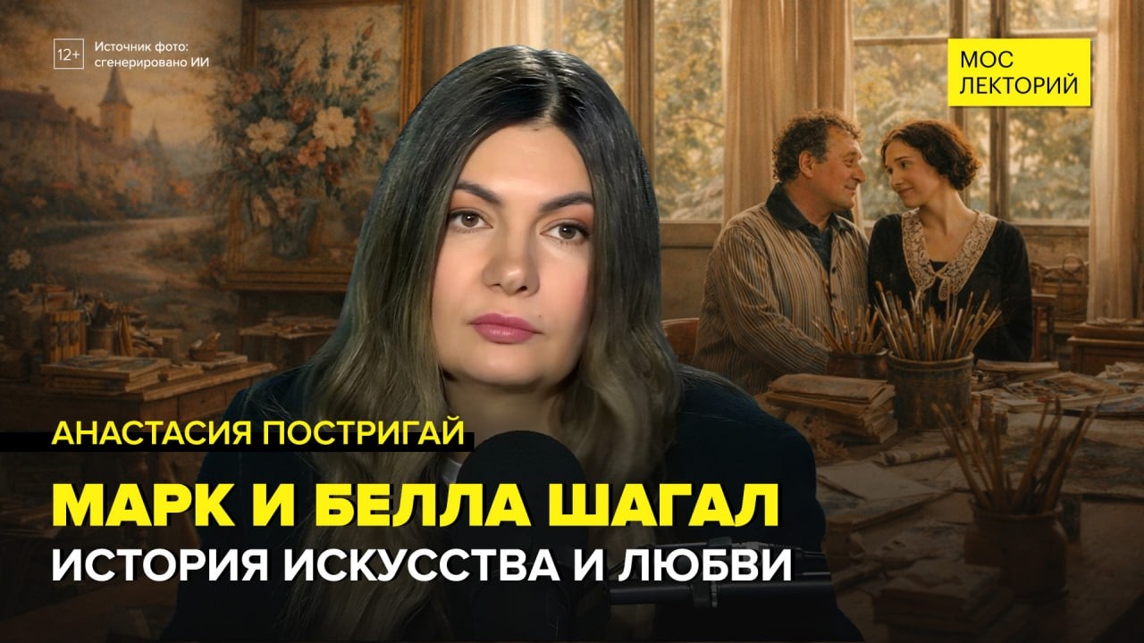 Марк и Белла Шагал | Анастасия Постригай Лекция 2026 | Мослекторий