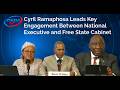 Cyril Ramaphosa Leads Key Engagement Between National Executive and Free State Cabinet #news