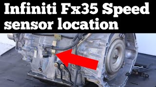 Infiniti fx35 transmission input and output speed sensor location