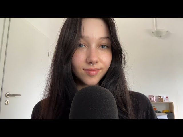 ASMR| ramble whispering + mic scratching for good dreams💤 (german) #asmr