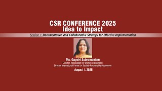 Session 1 Documentation and Collaborative Strategy for Effective Implementation Gayatry Subramanian