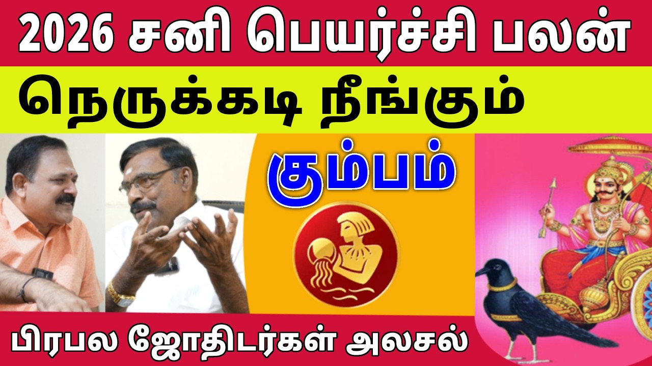 Kumbam -Sani Peyarchi Palan 2026 |கும்பம் | நெருக்கடி நீங்கும் | Sun Astro TV#sanipeyarchipalan