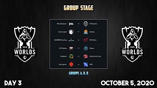 Worlds 2020 | Group Stage: Day 3 (Live-View #5)