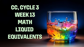 CC Cycle 3 Week 13 MATH Liquid Equivalents song