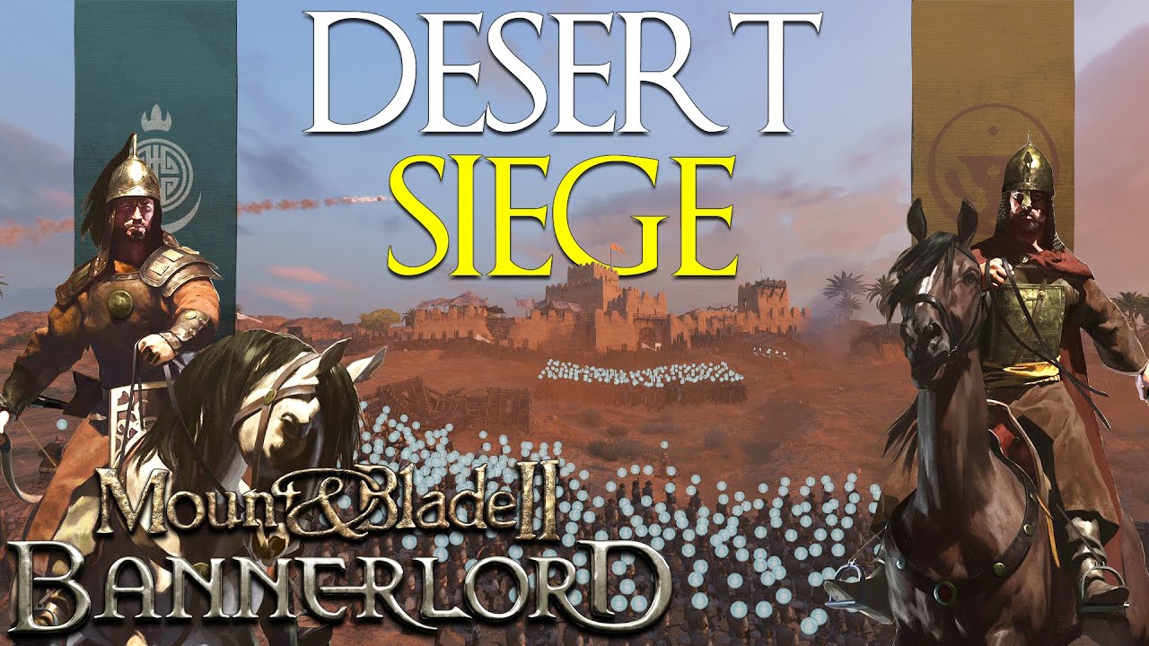 Mount & Blade 2: Bannerlord | HUGE DESERT FORT SIEGE | Khuzait VS. Aserai | 1600 UNITS