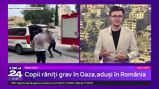 19 copii răniți în Gaza vor fi aduși la spitale din România. Cei mai mulți, luați din Cisiordania