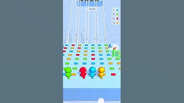 Bridge running game #bridgerace #racegamers #racinggames #racegame #run #videogames #viral #short