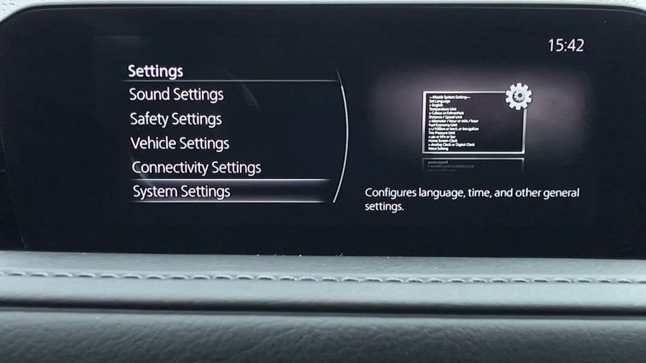 Mazda CX-30 – How to Manually Set Time - YouTube