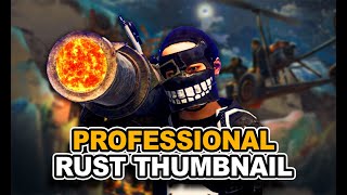 How to create an attractive YouTube thumbnail in Photoshop #rust thumbnail #rust banner #thumbnail
