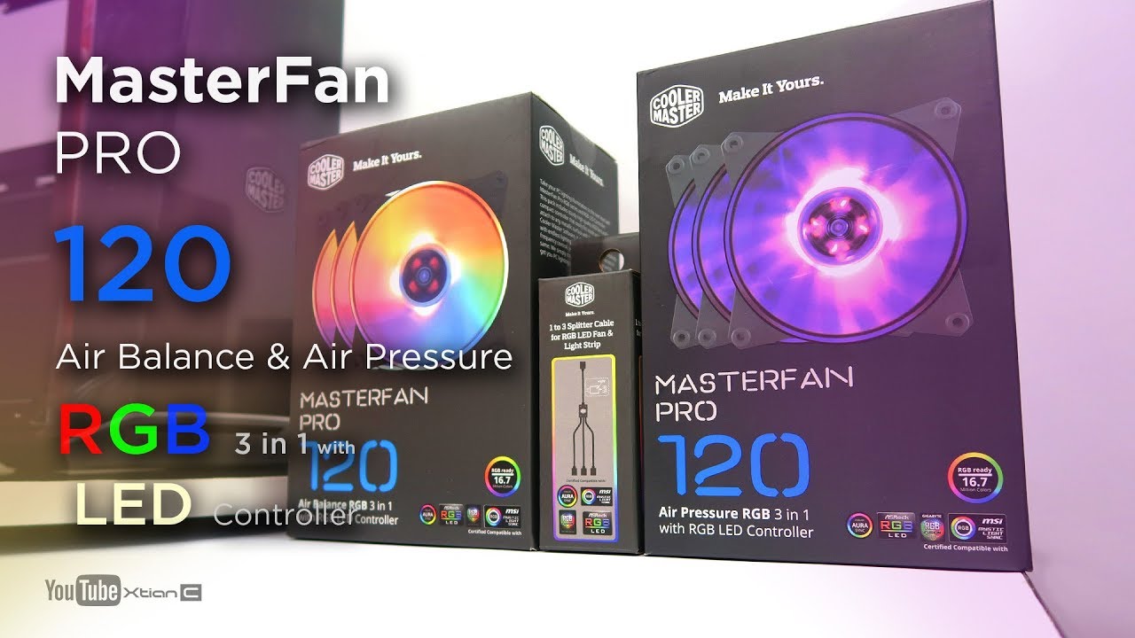 VLOG: CM MasterFan Pro 120 Air Balance, Air Pressure RGB w/ LED Controller  Unboxing & LED Demo [Ph] - YouTube