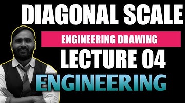 DIAGONAL SCALE |ENGINEERING DRAWINGS/GRAPHICS|ENGINEERING|PRADEEPSIR