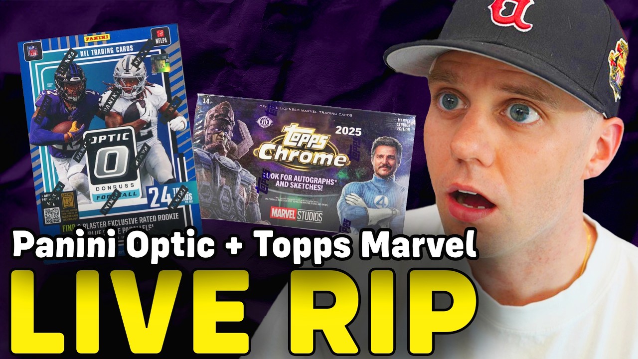 LIVE RIP:TOPPS CHROME MARVEL STUDIOS & OPTIC FOOTBALL 2025