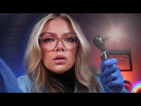 ASMR Feel this Otoscope Exam In YOUR Ears | Up Close Inaudible Ear to Ear Binaural Whispers