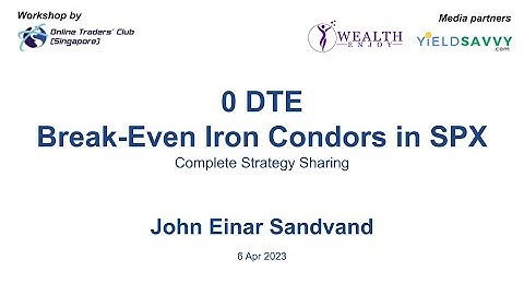 0DTE Break-Even Iron Condors in SPX (BEIC) How to - John Einar Sandvand