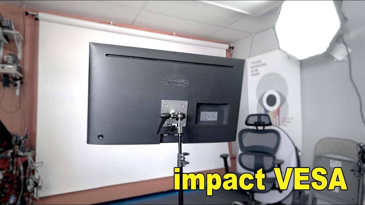 Mount a Monitor anywhere using Grip & Lighting Stands VESA to 5/8