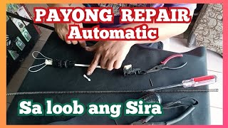 Repair Automatic na Payong nasa loob ang Sira ( tutorial )