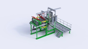 Shape moulding machine for EPS and EPP //  EMMotion Flex