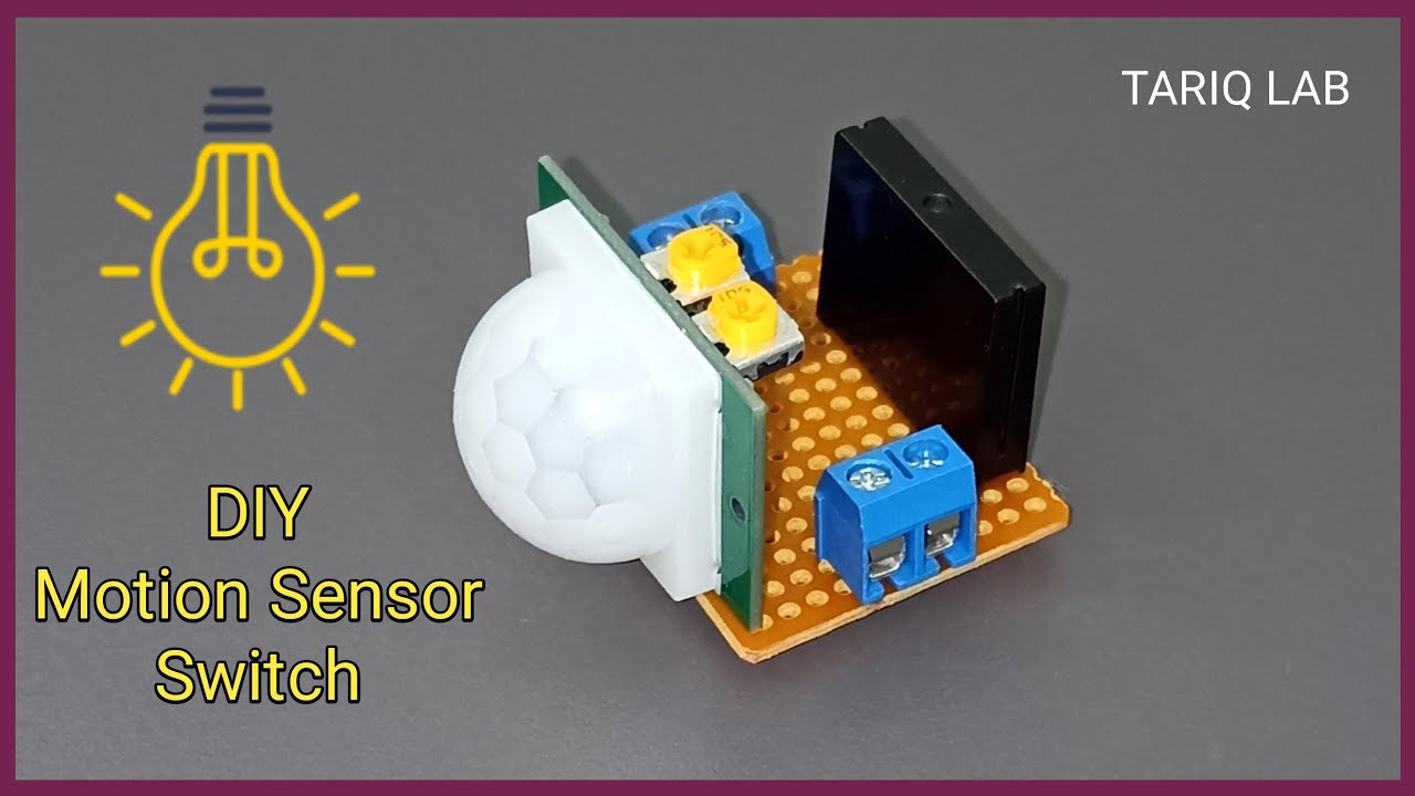How to make motion sensor light - YouTube