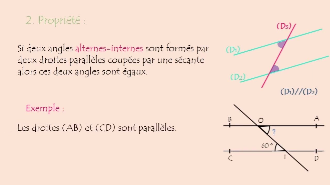 angles alternesinternes et parallèles YouTube angles alternesinternes et parallèles YouTube