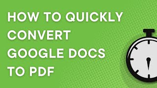Google Docs Tutorial: How to Quickly Convert Google Docs to PDF (Windows/macOS/Chromebook) (2022)