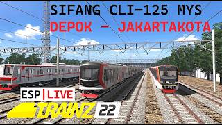 CRRC CLI-125 OPERATION BY MYS [DEPOK - JAKARTAKOTA] | TRAINZ SIMULATOR INDONESIA
