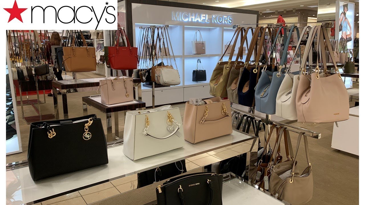 Macy's Designer Handbags Purse Michael Kors,Coach,Dooney | Shop With Me  2019 - YouTube