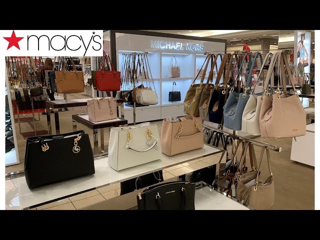 Shop With ME MACY'S NEW WHITE SUMMER HANDBAGS MICHAEL KORS DOONEY AND  BOURKE WALK THROUGH 2018 