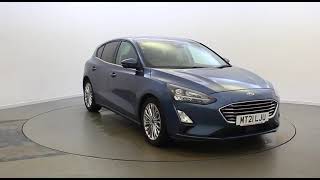 2021 (21) FORD FOCUS 1.0 ECOBOOST HYBRID MHEV 125 TITANIUM X ED 5DR - Contact Motor Range Today!