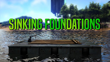 Ark: Raft Foundation Sinking Guide! - ARK: SURVIVAL EVOLVED [PS4]