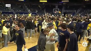 Fans celebrate Michigan's first national title since 1997