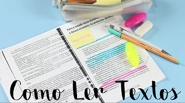 O que se estuda em interpretação de texto?