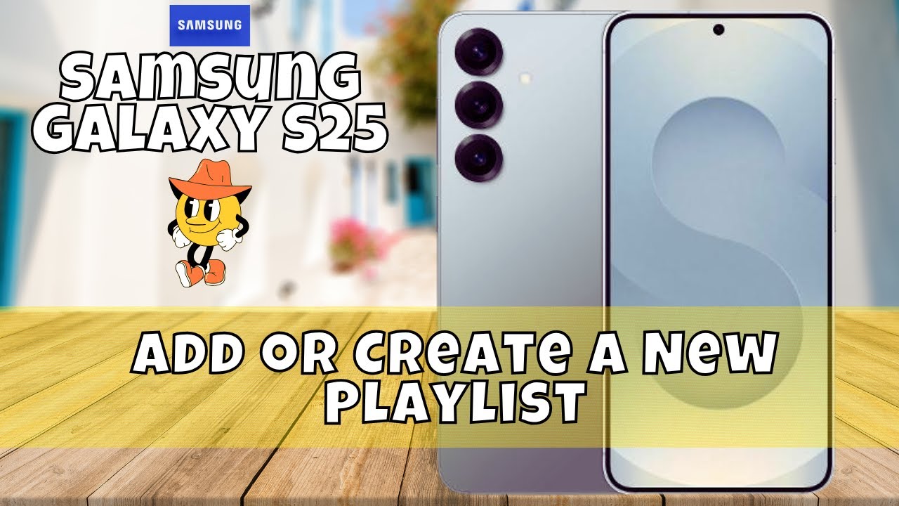 How to Add or Create A New Playlist Samsung Galaxy S25 #latest - YouTube