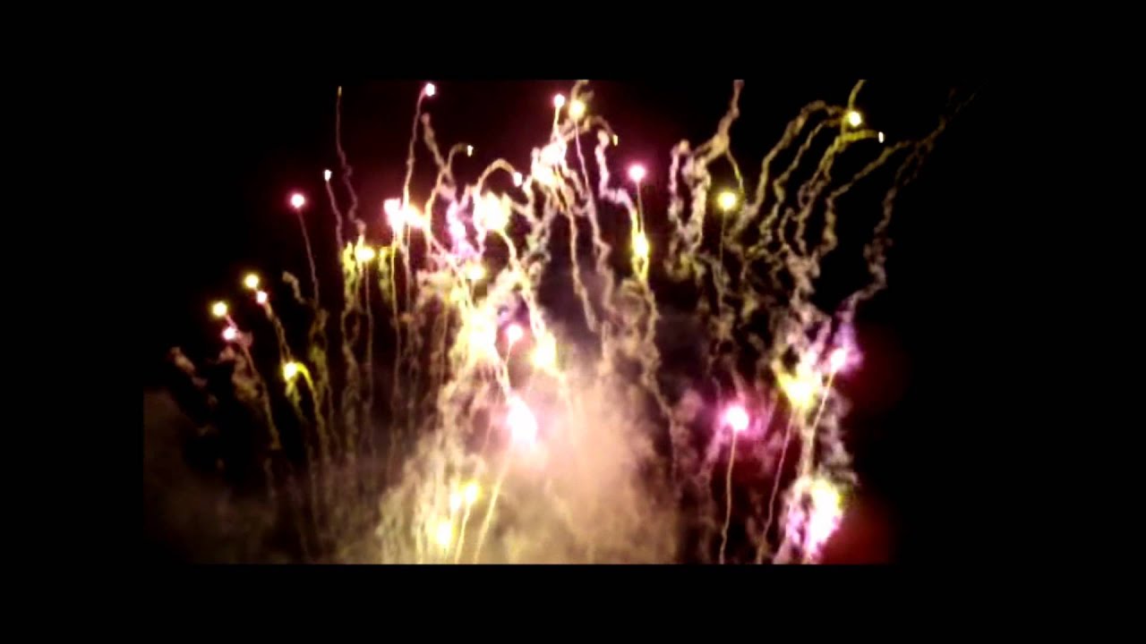 Bundesfeier am Rhein in Basel  2011   Das Feuerwerk Teil 1/2