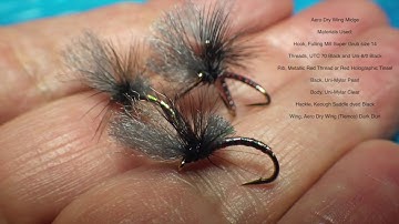 Tying the Aero Dry Winged Midge by Davie McPhail
