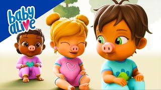 Bebek Bakma Oyunu 🐽 Baby Alive Türkçe 🌈 Çocuklar İçin Çizgi Filmler 💕