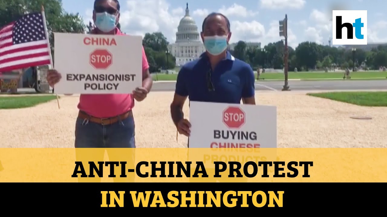 Indian, Vietnamese & Tibetan community hold anti-China protest in  Washington - YouTube