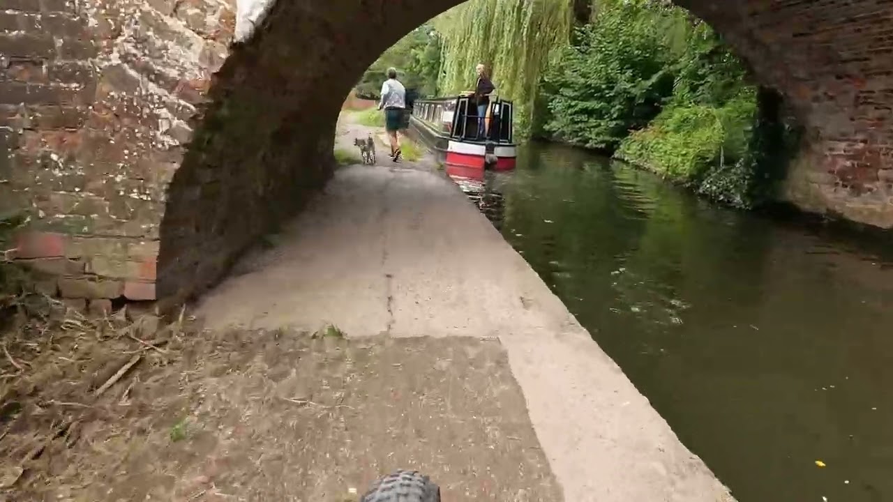 Cycling Up the Lapworth Lock Flight