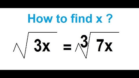 A Nice Math Problem• A Nice root Problem• Can you solve this? What is the value of X ?