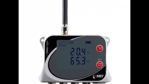 IoT Wireless Temperature Datalogger for 4 external probes, with built-in GSM modem