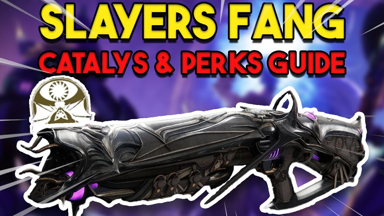 Destiny 2 How To Unlock Slayers Fang Catalyst And Perks In 1 Run Full 