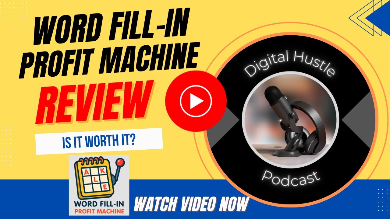 Word Fill-in Profit Machine Review: Passive Income KDP Shortcut