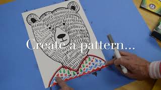 Winter Bears in Sweaters