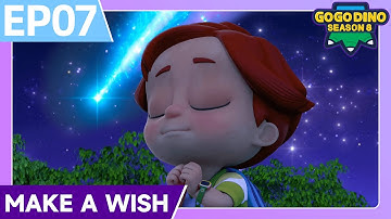 ⭐️New⭐️ GoGoDino S8 | EP07 Make a Wish! ☄️ | Dinosaurs Cartoon | Superhero Animation for Kids