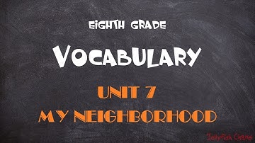 Học tốt tiếng Anh lớp 8 - Unit 7 My neighborhood
