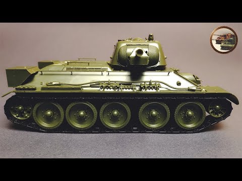 Последняя серия Сборки для НОВИЧКОВ ТАНКА Т-34 в 1/35 Звезда