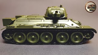 Последняя серия Сборки для НОВИЧКОВ ТАНКА Т-34 в 1/35 Звезда