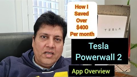 Tesla Powerwall 2 Battery App Overview How I saved over $400 per month