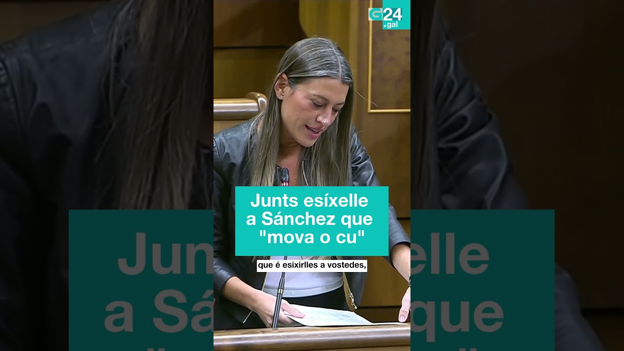 🔴 JUNTS dille a SÁNCHEZ que "MOVA O CU"