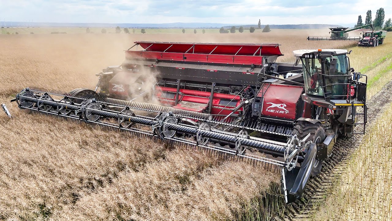 John Deere X9 + Nexat + 2x Claas Lexion 8900 | Rapsernte XXL 2025