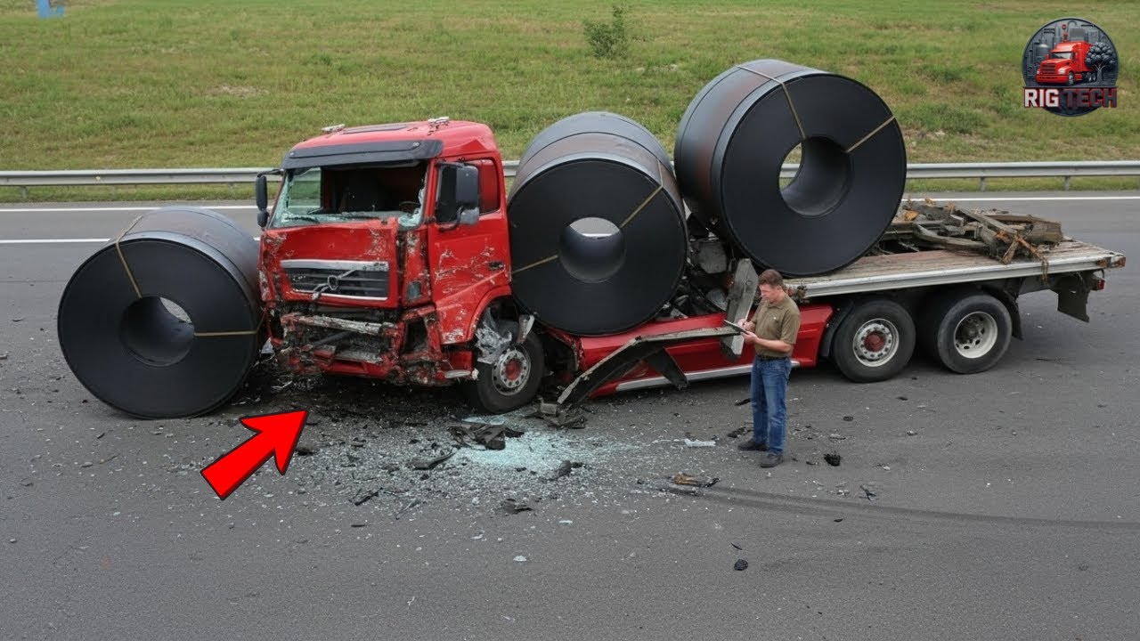 Dangerous Idiots Fastest Truck & Heavy Equipment Disasters | Extreme Oversized Transport Fails #47